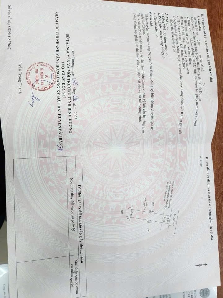 Đất nền Trừ Văn Thố Bàu Bàng 132.5m² giá chỉ 690 triệu - Cơ hội đầu tư tuyệt vời!