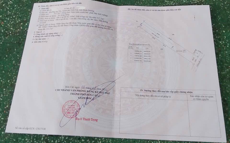 Nhà và dãy trọ Bến Cát 518m² giá 6 tỷ - Cơ hội đầu tư hấp dẫn!