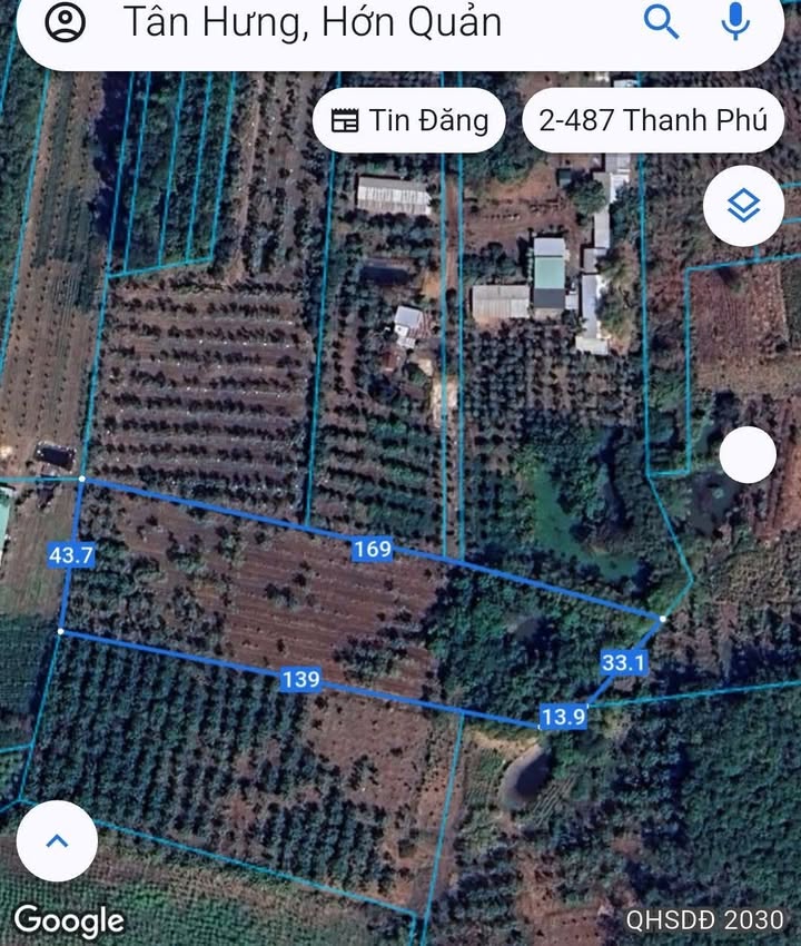 Đất nền 6000m² tại Hớn Quản, Bình Phước - Giá chỉ 1 tỷ, ô tô vào tận nơi!