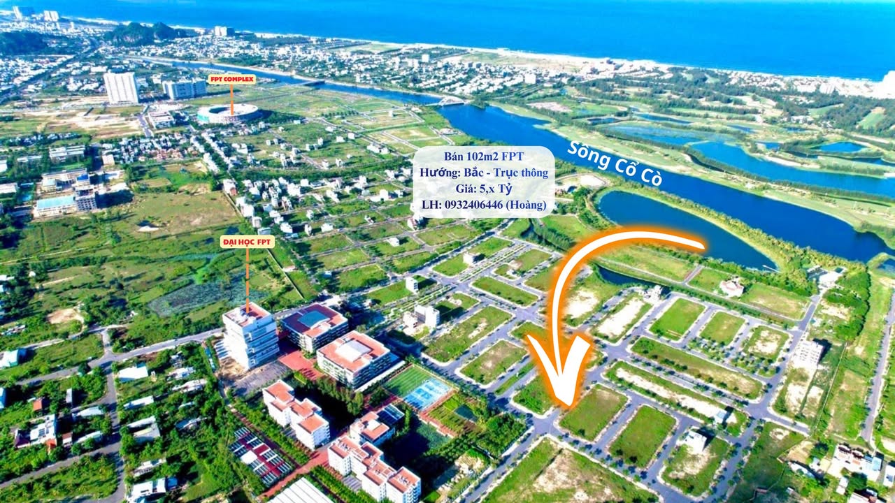 Đất nền dự án Thạch Thất 102m² giá 5.4 tỷ - Vị trí đắc địa gần Đại học FPT!