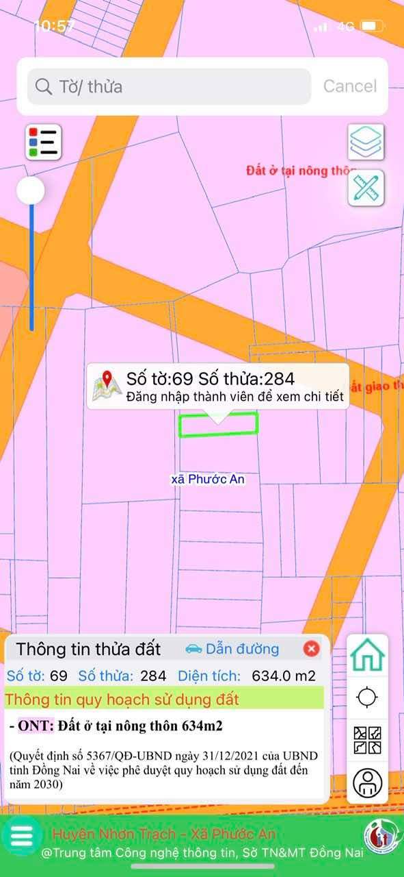 Đất nền Hùng Vương, Nhơn Trạch 634m² giá 2.5 tỷ - Cơ hội đầu tư tuyệt vời!