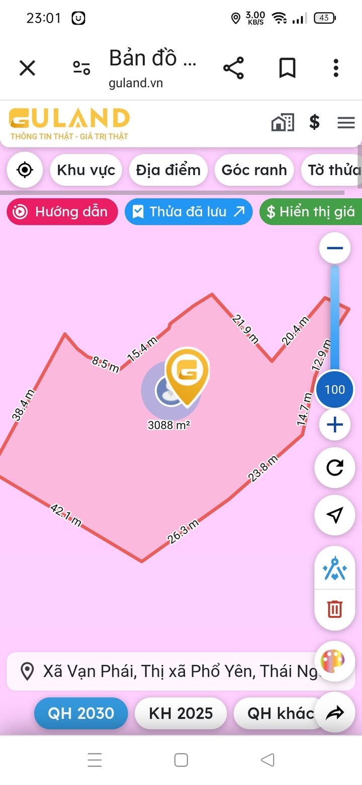 Đất nền 3000m² tại thôn Kim Sơn, xã Thành Công, Thái Nguyên - Đầu tư sinh lời cao!