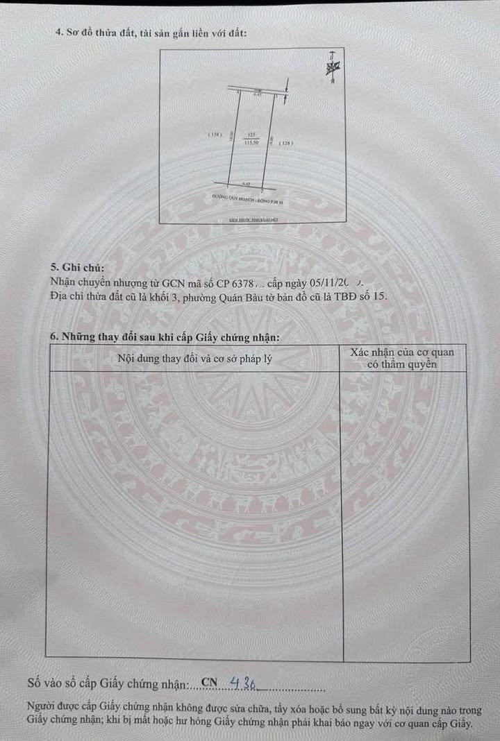 Đất xây dựng tự do tại Quán Bàu, Vinh 115.5m² giá 7.2 tỷ - Mặt tiền 6.42m thông thoáng!