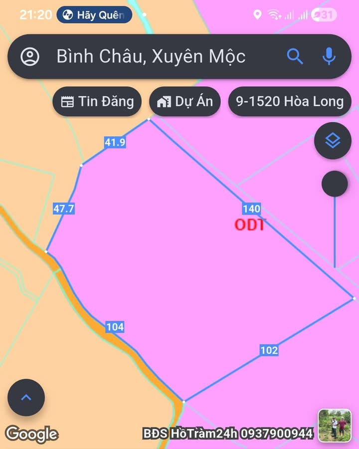 Đất nền xã Bình Châu, Xuyên Mộc 12.000m² - Sổ đỏ chính chủ, giá cực ưu đãi!