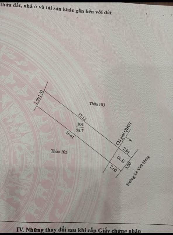 Đất mặt phố Lê Viết Hưng, Ngọc Châu, 58.7m² giá 1.9 tỷ - Cơ hội kinh doanh tuyệt vời!