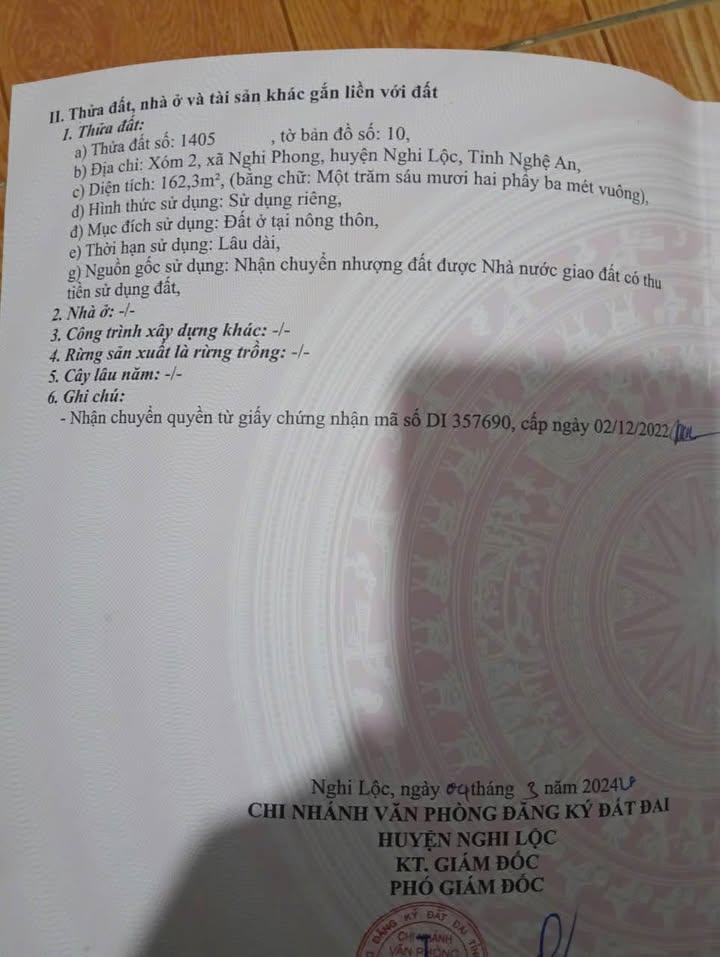 Đất đấu giá xóm 2 Vinh Lộc 162m² giá 3 tỷ - Vị trí siêu đẹp chờ đón bạn!