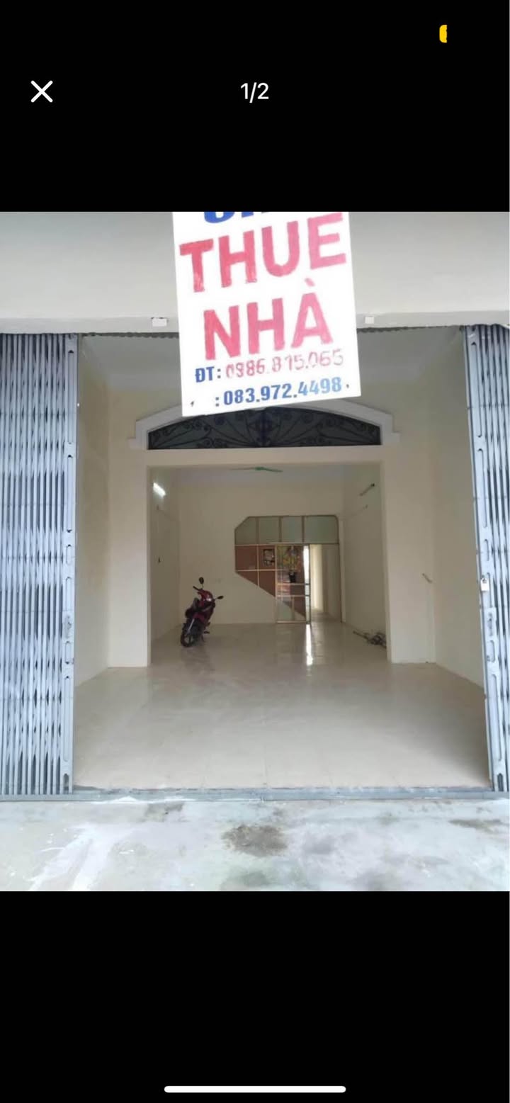 Nhà cho thuê mặt tiền đường Mỹ Lộ, Ninh Bình 185m² - Phù hợp kinh doanh