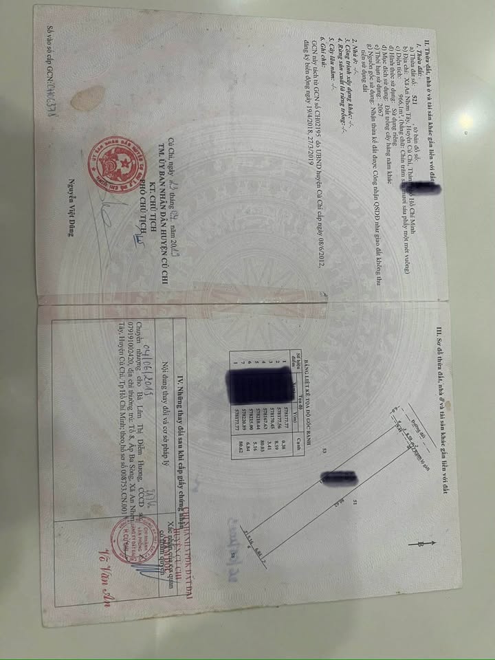 Đất nền An Nhơn Tây, Củ Chi 966m² - Cách chợ lô 6 chỉ 1,5km!