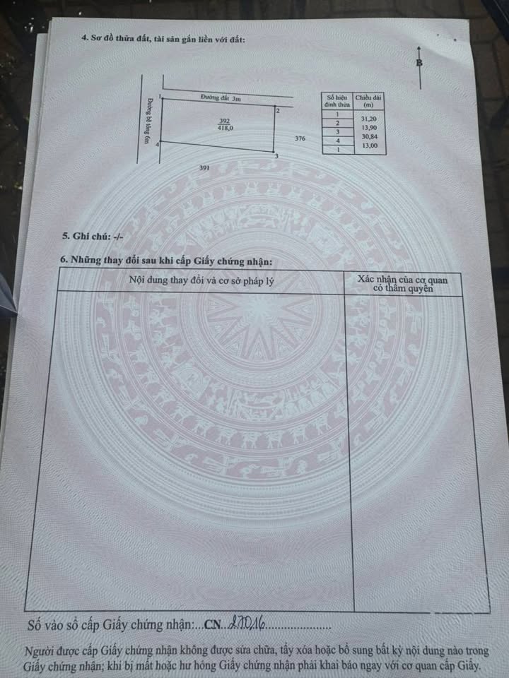 Đất 2 mặt tiền tại Hậu Nghĩa, Tây Ninh 825m² giá 20.625 tỷ - Đầu tư sinh lời ngay!