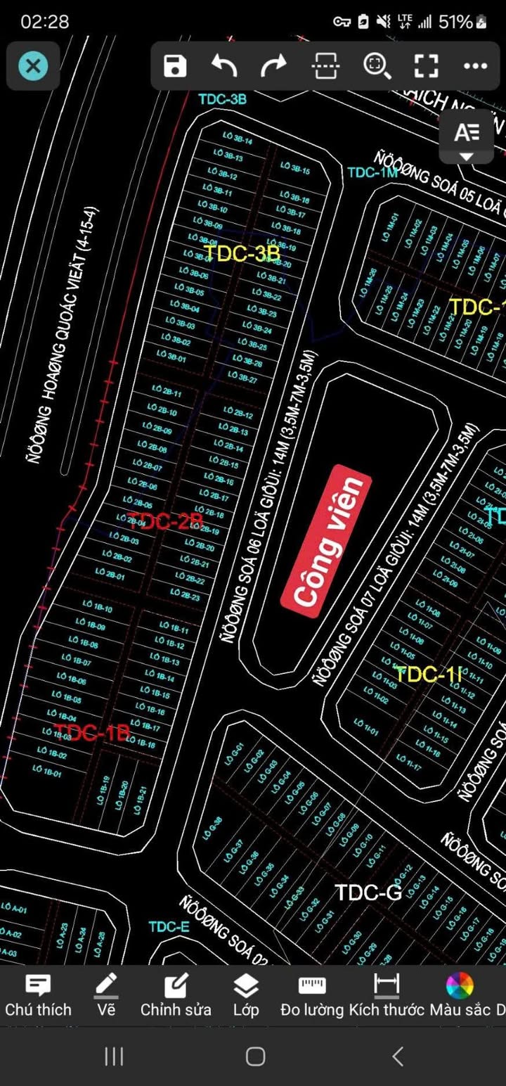 Đất nền dự án Ninh Kiều, Cần Thơ 72m² giá 1.85 tỷ - Vị trí đẹp đối diện công viên!