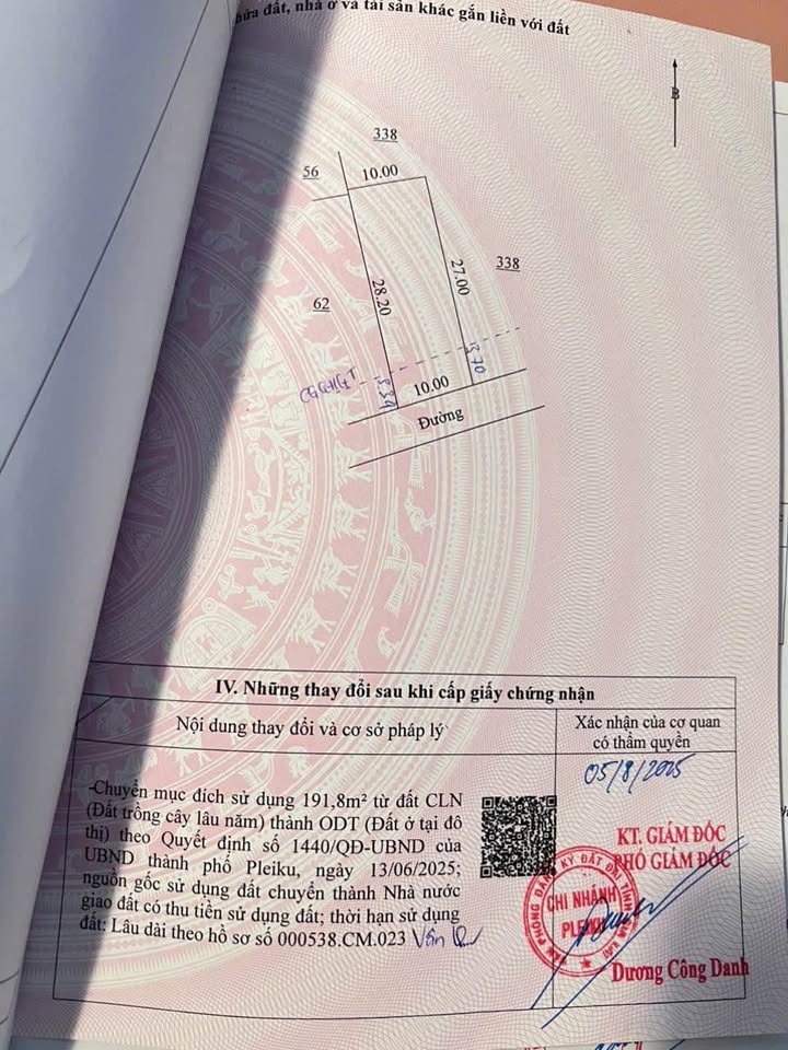 Đất thổ cư Lý Thường Kiệt An Phú 280m² giá 1.3 tỷ - Sổ hồng chính chủ!