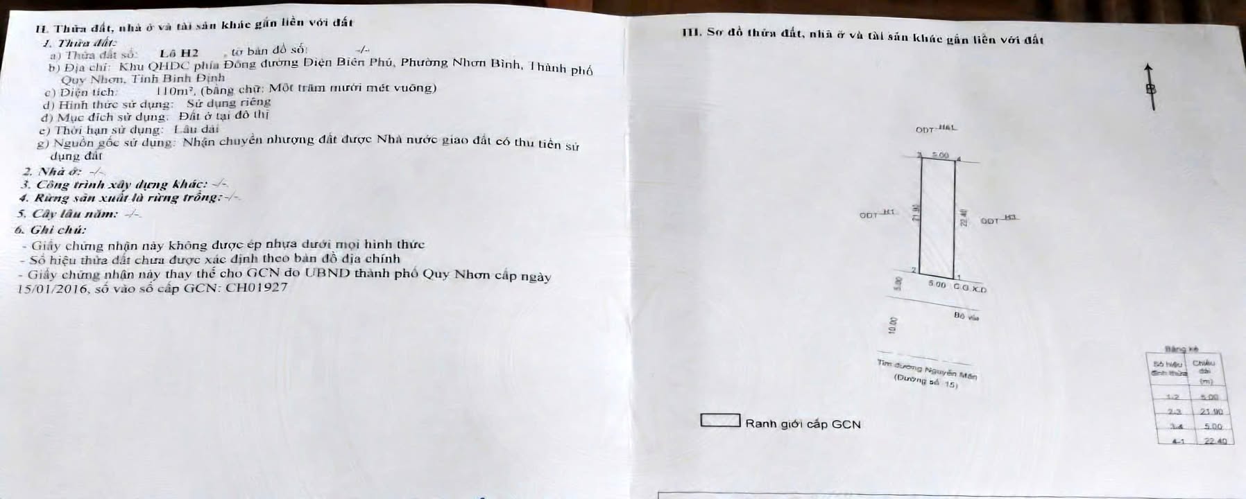 Nhà góc 2 mặt tiền Nguyễn Mân, Nhơn Bình, 206m² giá 15 tỷ - Cơ hội đầu tư hấp dẫn!