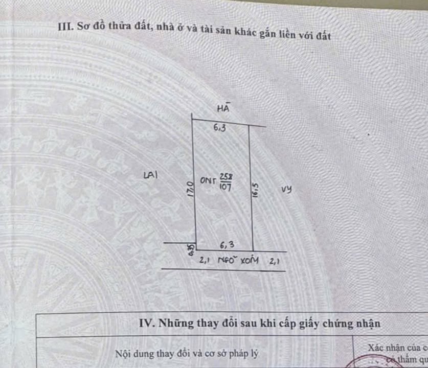 Đất nền Phượng Nghĩa - Phụng Châu 107m² giá 4.2 tỷ - Ô tô vào tận nơi!