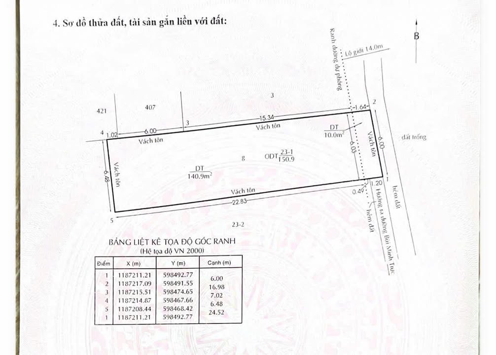 Đất nền Bùi Minh Trực, P6, Q8 - Diện tích 144m² giá 11 tỷ - Đầu tư sinh lời cao!