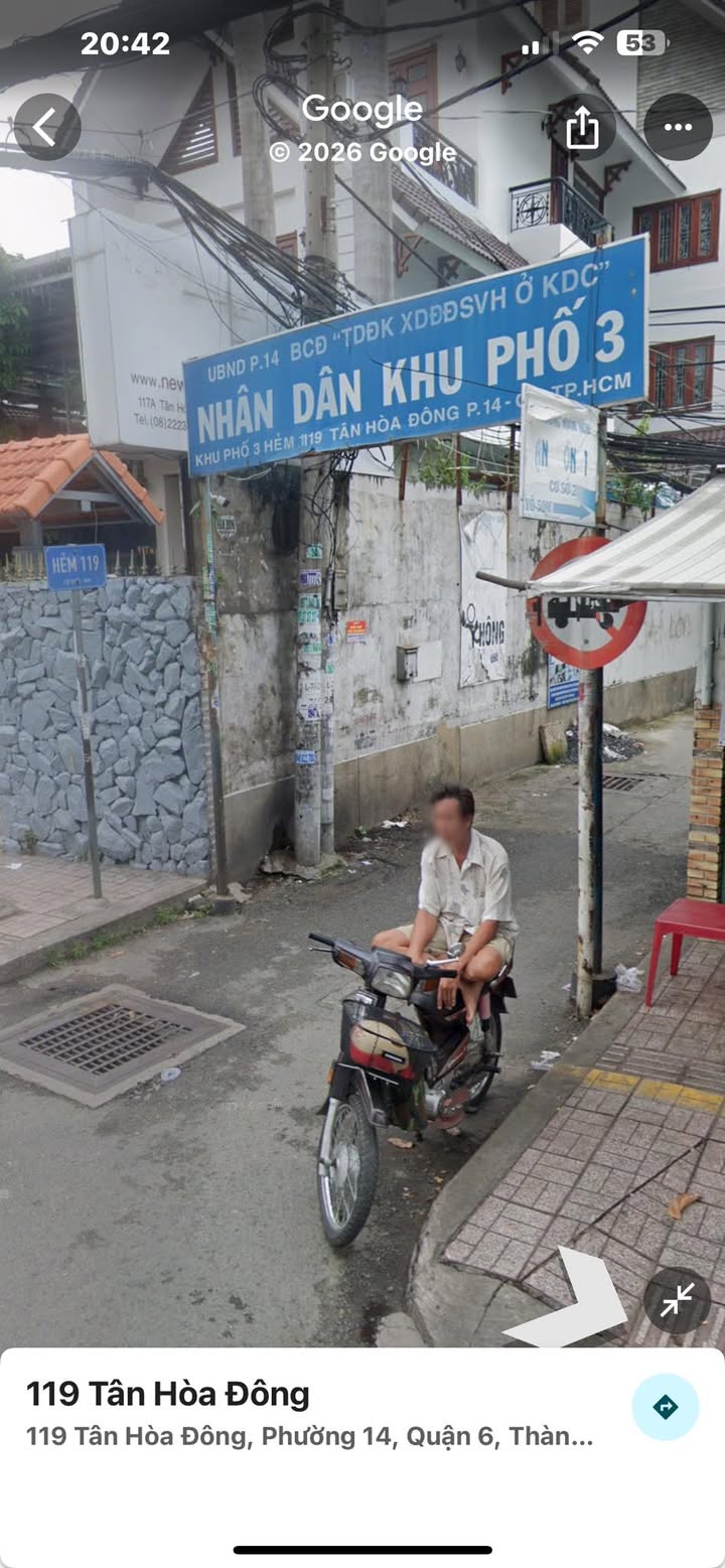 Nhà Quận 6 - Hẻm 119 Tân Hòa Đông 34m² giá 3.35 tỷ - Chính chủ bán gấp!