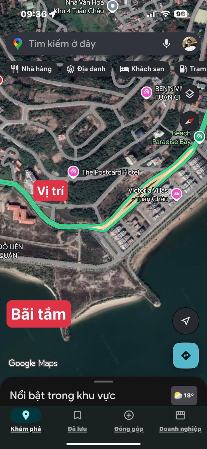 Biệt Thự biển Tuần Châu 1335m² giá 50 tỷ - Mặt tiền siêu rộng, sổ đỏ chính chủ!