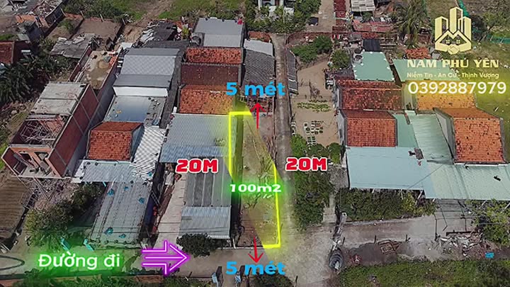 Đất 2 MẶT TIỀN tại trung tâm Hòa Hiệp Trung, Đông Hòa 50m² giá tốt - Đầu tư sinh lời ngay!