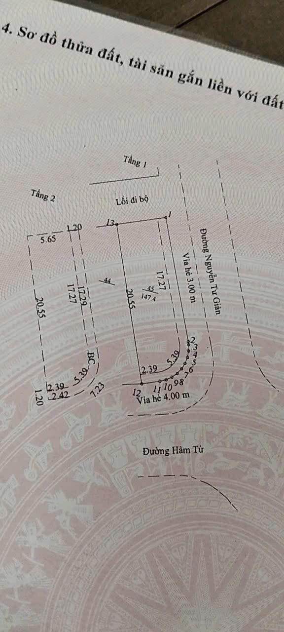 FrontHouse Đường Hàm Tử, Đà Nẵng 147m² giá 31 tỷ - Đầu tư sinh lời ngay!