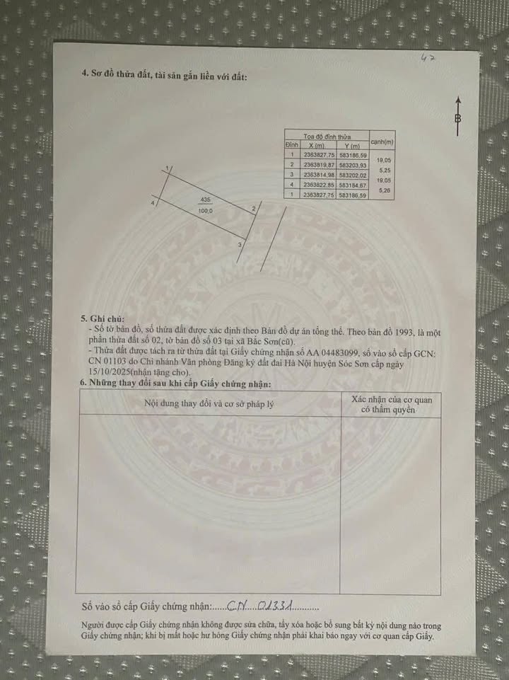 Bán đất nền 100m² tại xã Trung Giã, Sóc Sơn - Đầu tư lý tưởng
