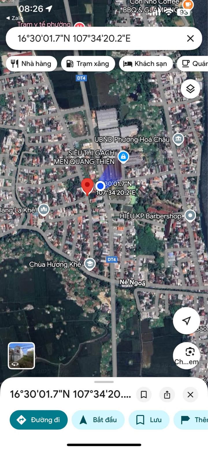 Đất mặt tiền Phường Hương Vinh TP Huế 130m² giá 1.8 tỷ - Đầu tư sinh lời tuyệt vời!