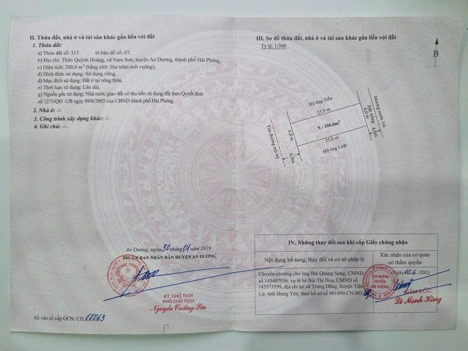 Đất nền Quỳnh Hoàng, An Dương 200m² giá 5.8 tỷ - Cơ hội đầu tư tuyệt vời!