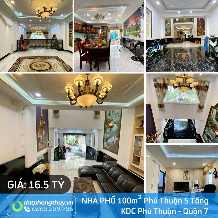 Nhà phố KDC Thuận Nam Quận 7, 100m² giá 16.5 tỷ - Đầu tư sinh lời ngay!