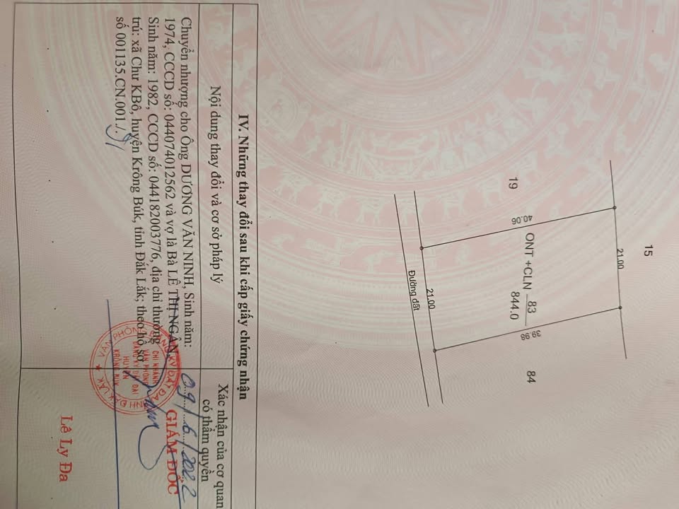 Đất nền Cư Kpô Krông Búk 840m² giá 1.6 tỷ - Cơ hội đầu tư tuyệt vời!