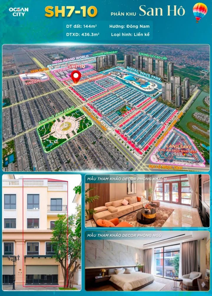 Shophouse K-Town Văn Giang 144m² giá 21.519 tỷ - Đầu tư sinh lời bền vững!