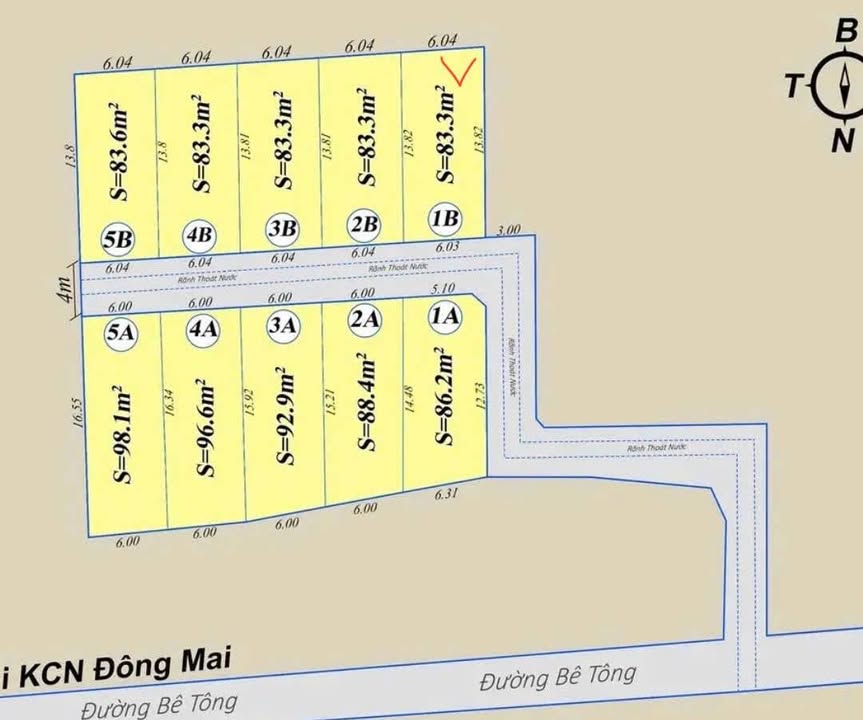 Đất khu phố Minh Nghiệp Đông Mai - Quảng Yên 83,3m² giá 600 triệu - Cơ hội đầu tư tuyệt vời!