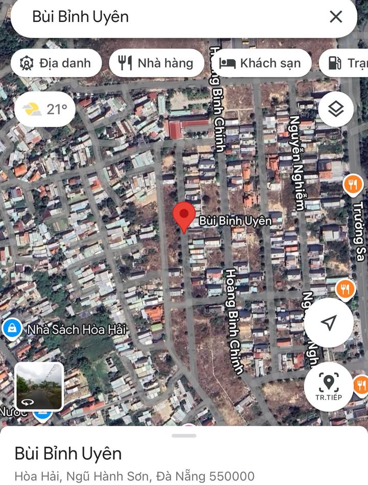 Đất Bùi Bỉnh Uyên Đà Nẵng 100m² giá 5 tỷ - Phù hợp kinh doanh và ở ngay!