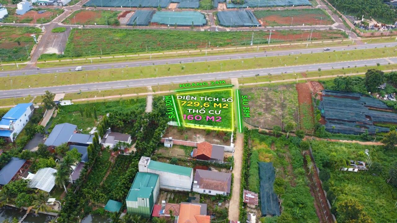 Đất 2 mặt tiền đường Võ Nguyên Giáp, Buôn Ma Thuột 729m² - Cơ hội đầu tư hiếm có!