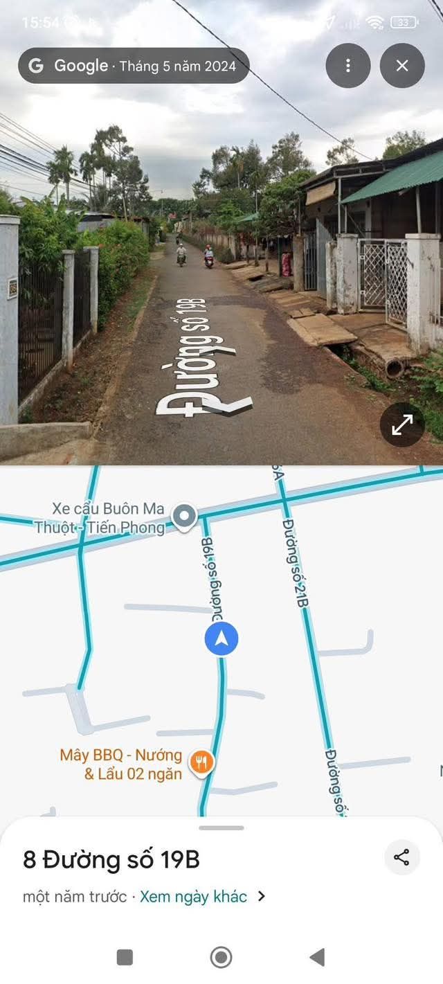 Đất nền Hòa Thuận, Buôn Ma Thuột 161m² giá 1.75 tỷ - Mặt tiền đường 19b, cơ hội đầu tư tuyệt vời!