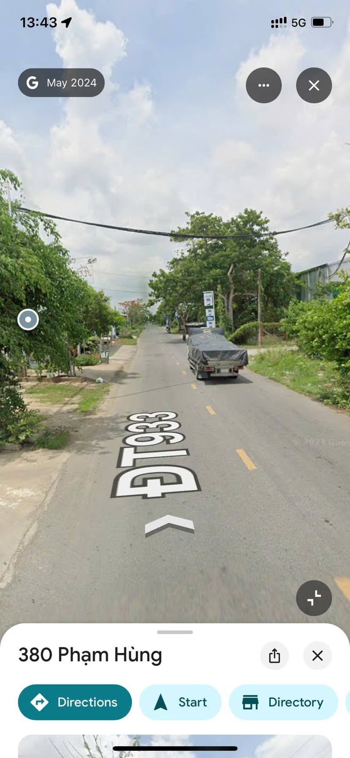 Đất thổ cư 194m² trên mặt tiền đường Phạm Hùng - Giá 2 tỷ thương lượng!