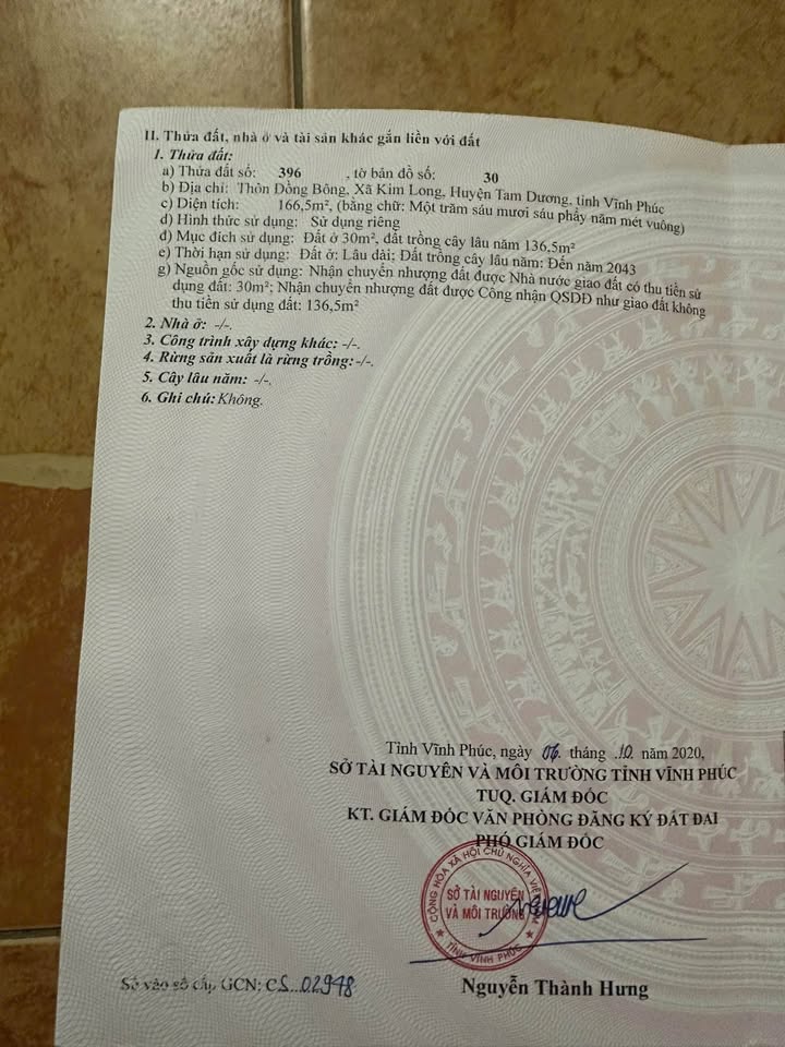 Đất nền Kim Long, Tam Dương 166m² giá 780 triệu - Mặt tiền 10m đối diện chợ