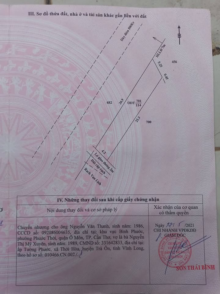 Đất nền phường Phước Thới 132m² giá 350 triệu - Sổ đỏ chính chủ, vị trí đắc địa!