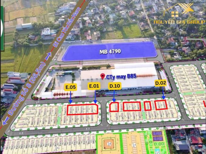 Đất nền góc E25 phường Ngọc Sơn, 194m² giá 4.656 tỷ - Đầu tư sinh lời cao!