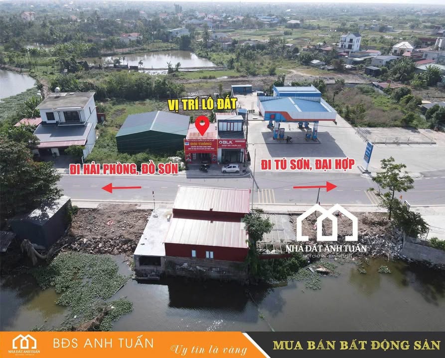 Đất mặt đường 403 Tú Sơn, Kiến Thụy 120m² giá 3 tỷ - Sẵn sàng đầu tư ngay!