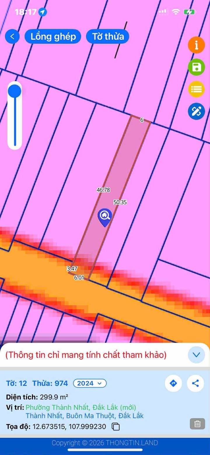 Đất nền Trục Lộ 3, Buôn Ma Thuột 300m² giá 1.85 tỷ - Khu vực giao thông thuận lợi!