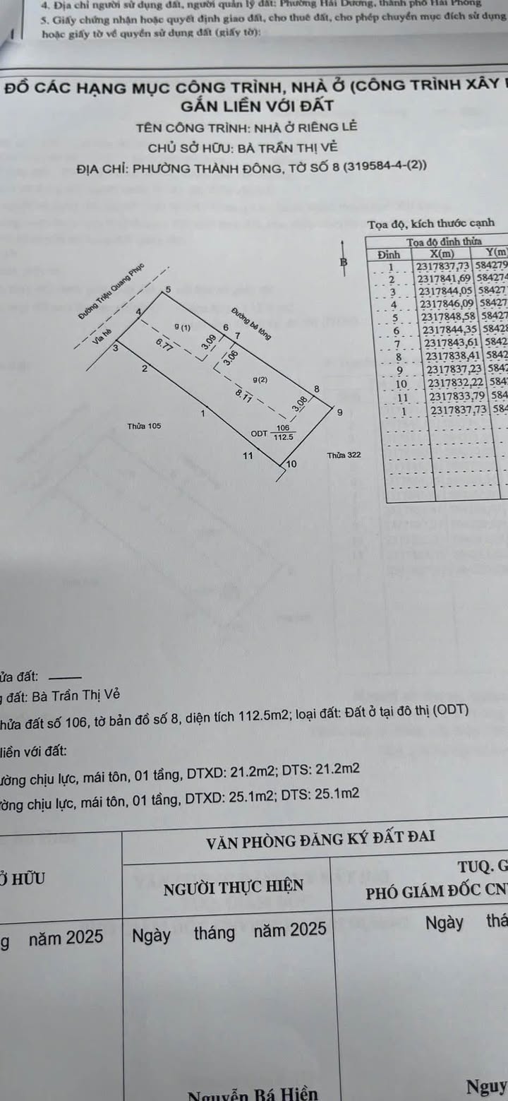 Đất nền đường Triệu Quang Phục, Hải Dương 110m² - Tiềm năng phát triển lớn!