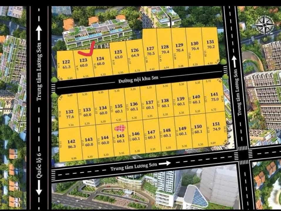 Đất ở lâu dài 77.6m² Đông Sơn Chương Mỹ giá 2 tỷ - Lô góc 2 mặt tiền kinh doanh