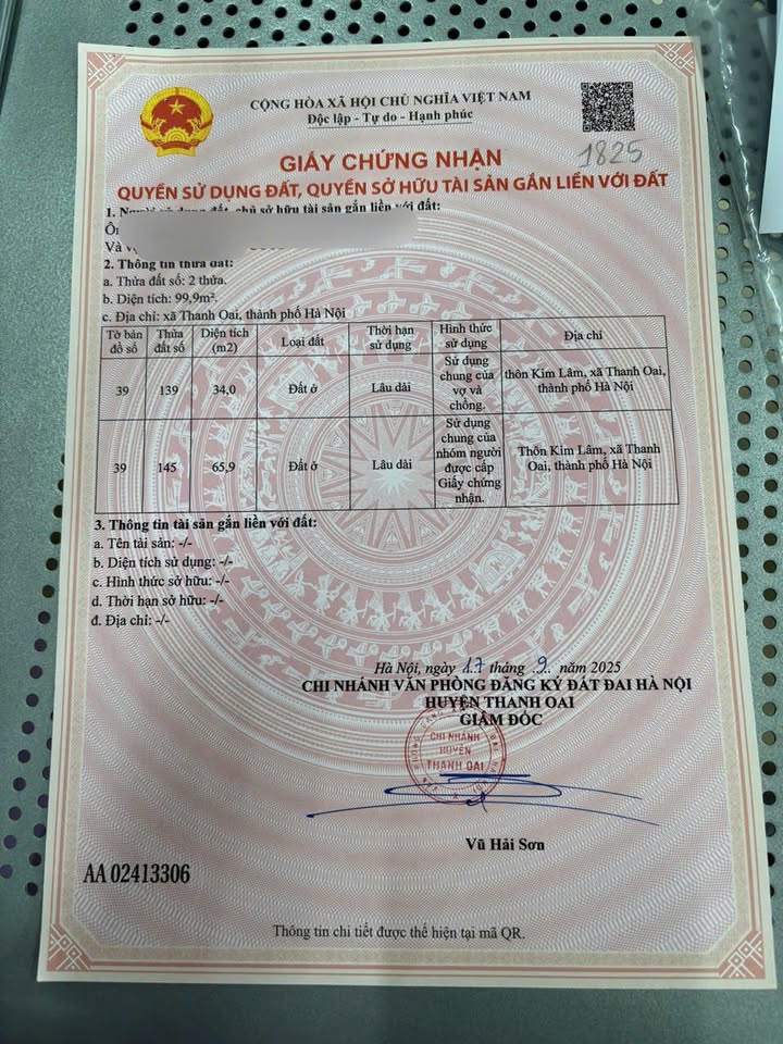 Đất đô thị Kim Lâm, Thanh Oai 34m² giá chỉ 2.1 tỷ - Đầu tư sinh lời ngay!