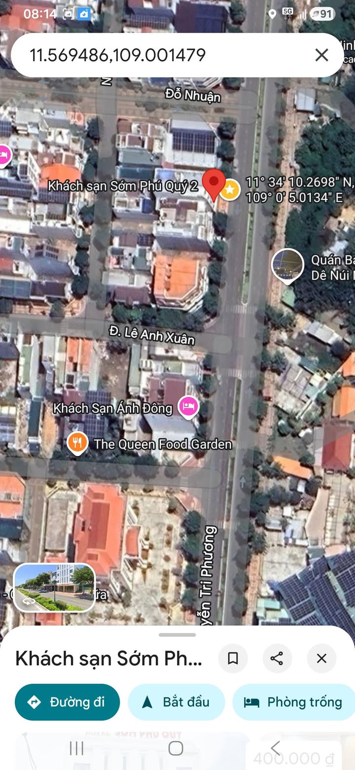 Đất nền kinh doanh mặt tiền Nguyễn Tri Phương, Phan Rang 202m² - Cơ hội đầu tư hấp dẫn!