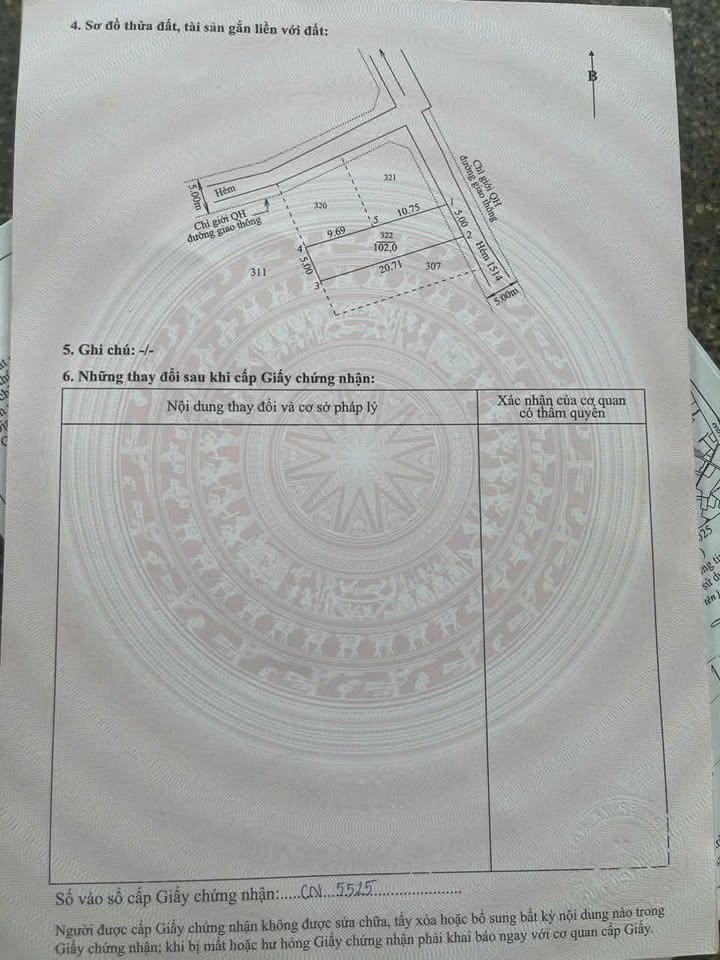 Lô đất mặt tiền hẻm 1514, Phường 12, Vũng Tàu 102m² giá 3.35 tỷ - Cơ hội đầu tư tuyệt vời!