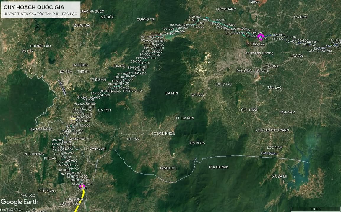 Lô đất mặt tiền đường Nguyễn Văn Cừ, Bảo Lộc 1800m² giá 5.4 tỷ - Đầu tư sinh lời ngay!