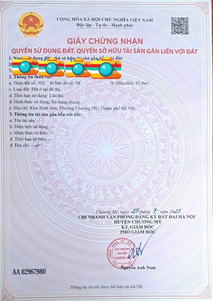 Lô đất Chúc Sơn, Chương Mỹ 65,8m² giá 3 tỷ - Sổ đỏ chính chủ, vị trí trung tâm!