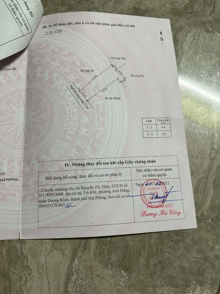 Lô đất tại Ngõ 263, đường Thượng Đức, Hải Phòng 73m² - Đầu tư sinh lời ngay!