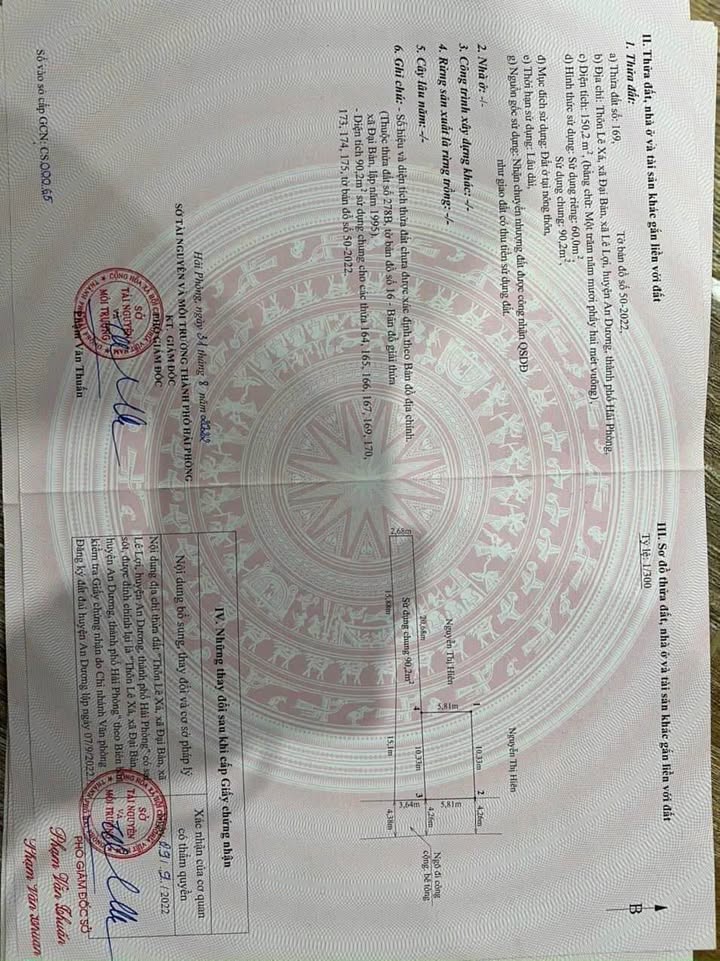 Đất nền 60m² Lê Xá, Đại Bản - Lô góc 2 mặt tiền, chỉ 790 triệu!