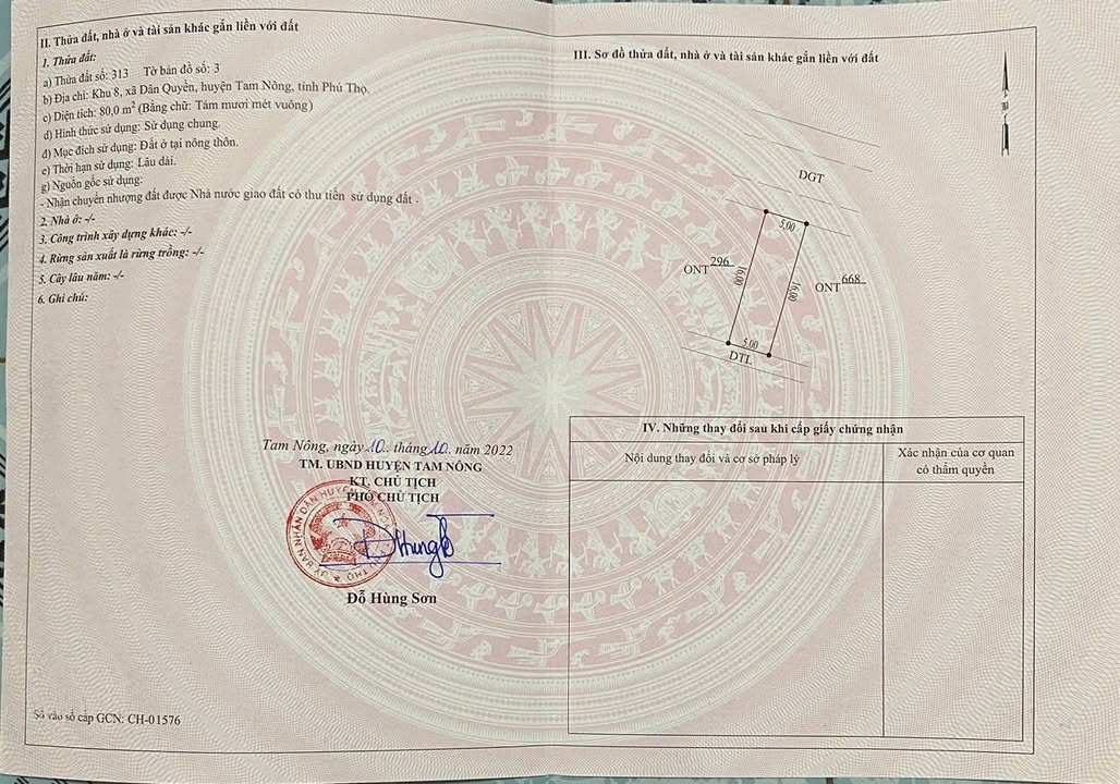 Đất nền 80m² mặt đường 32, xã Trung Hà - Cơ hội đầu tư hấp dẫn!