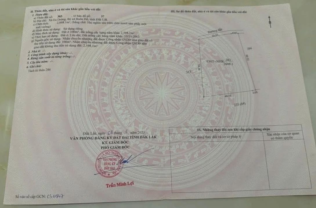 Đất nền 2400m² tại Buôn Hồ Đắk Lắk chỉ 7.6 tỷ - Cơ hội đầu tư tuyệt vời!