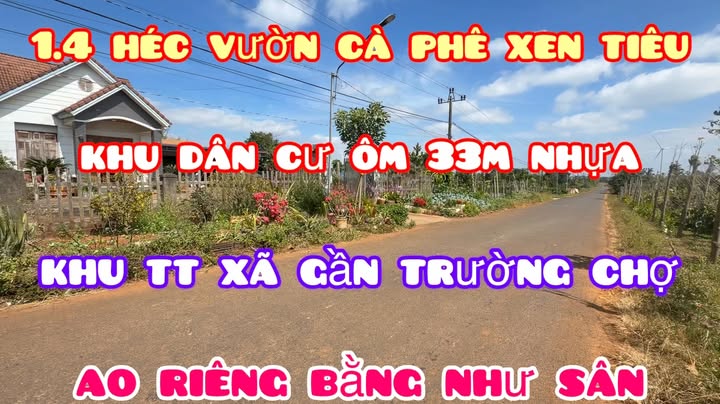 Đất nền kinh doanh 1.4ha tại Thuận Hạnh, Đắk Nông - Giá 3.9 tỷ, cơ hội đầu tư tuyệt vời!